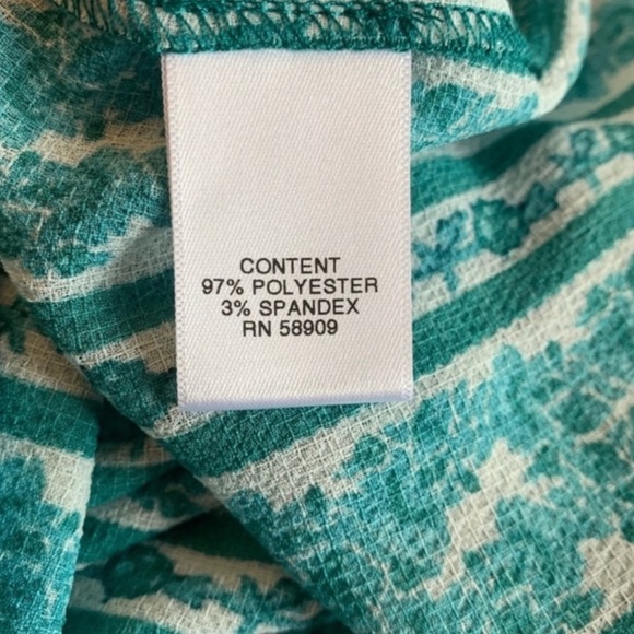 NWT Chelsea & Violet Green Floral Tank Top Size Large - Picture 6 of 7